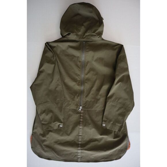 My Anorak 50838SN Women's Sz L Olive Green 2-Way Zip Hooded Trails Jacket - Picture 12 of 14